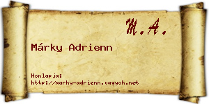 Márky Adrienn névjegykártya